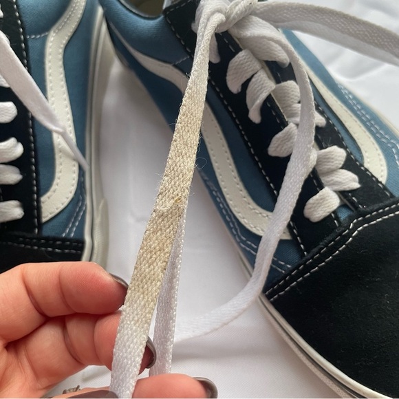 Vans Old Skool Low Ultracush Black Blue 508731  Women's Size 7 Men's Size 5.5 - Picture 3 of 8
